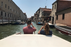 Water taxing in Venice