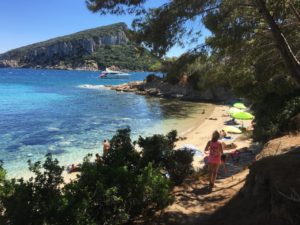 The group is enjoying the most beautiful beaches of the world!